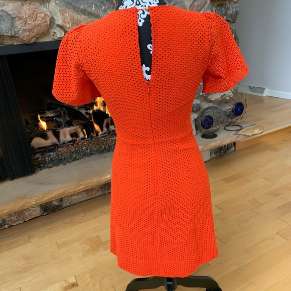 JCrew Flutter Sleeve Dress in Eyelet - Picture 5 of 7